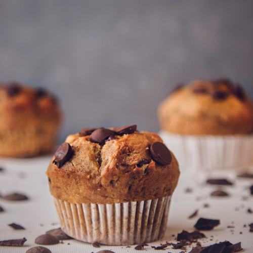 Muffins veganos de calabaza, dátiles y chocolate negro | Edición Halloween | Bona Sanitas