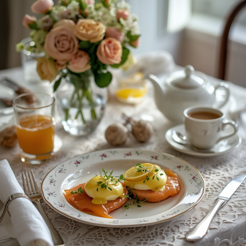 Eggs salmon