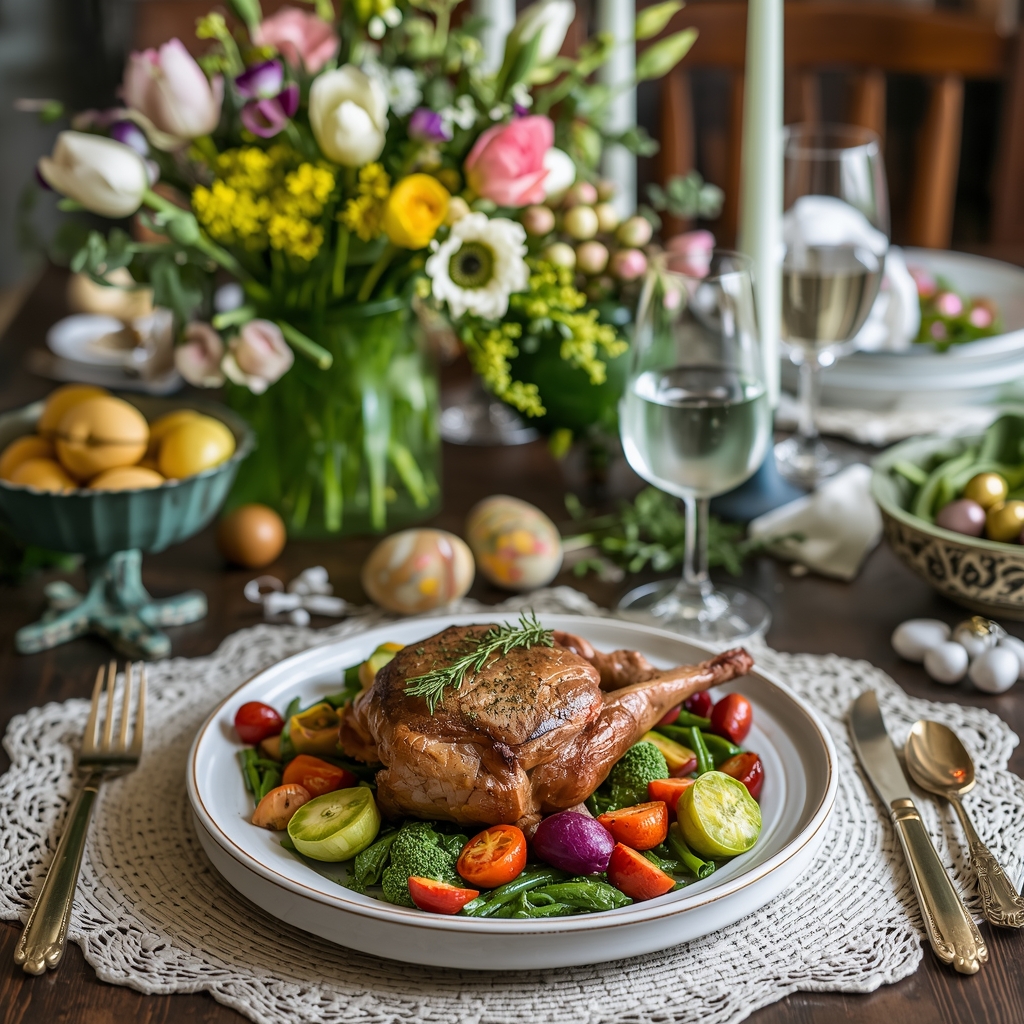 Menú Cena de Pascua Saludable | Recetas Celebración Primavera